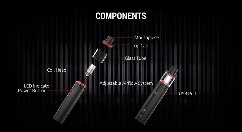 SMOK Vape Pen V2 1600mAh Starter Kit With Refillable 3ML Tank, Starter  Kits
