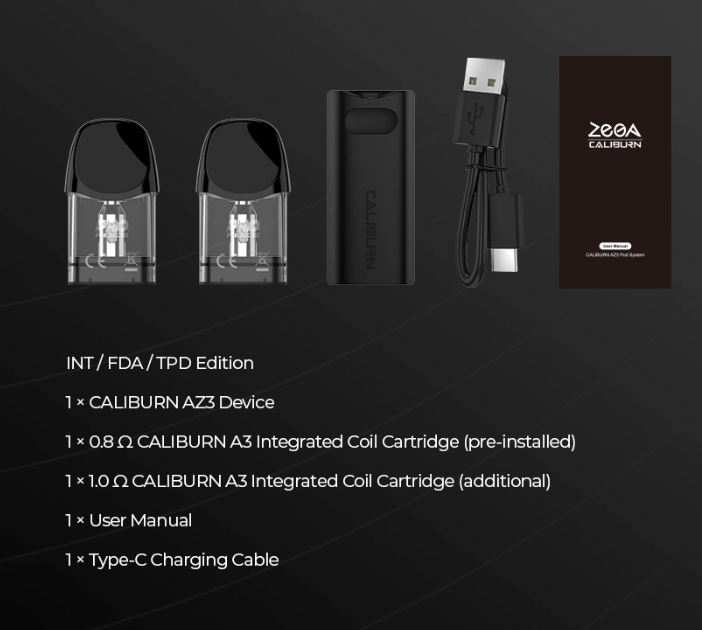 Uwell Caliburn AZ3 Pod Kit 750mAh