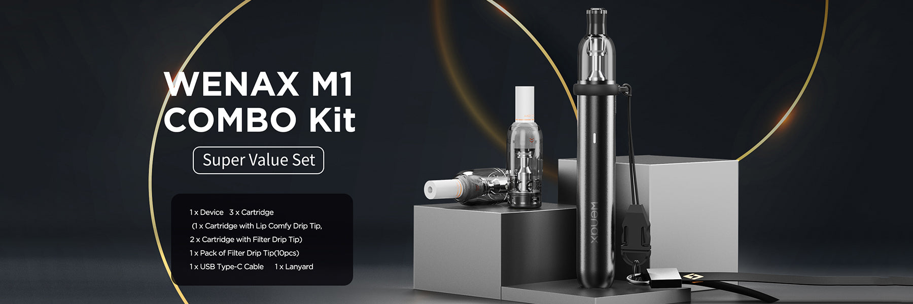 New Arrivals：Unleash the Ultimate Vaping Experience with Geekvape Wenax M1 Combo Kit