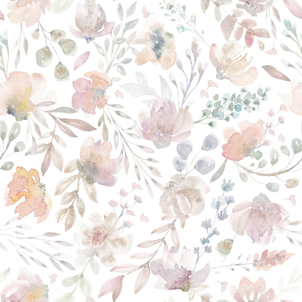 floral print wallpaper