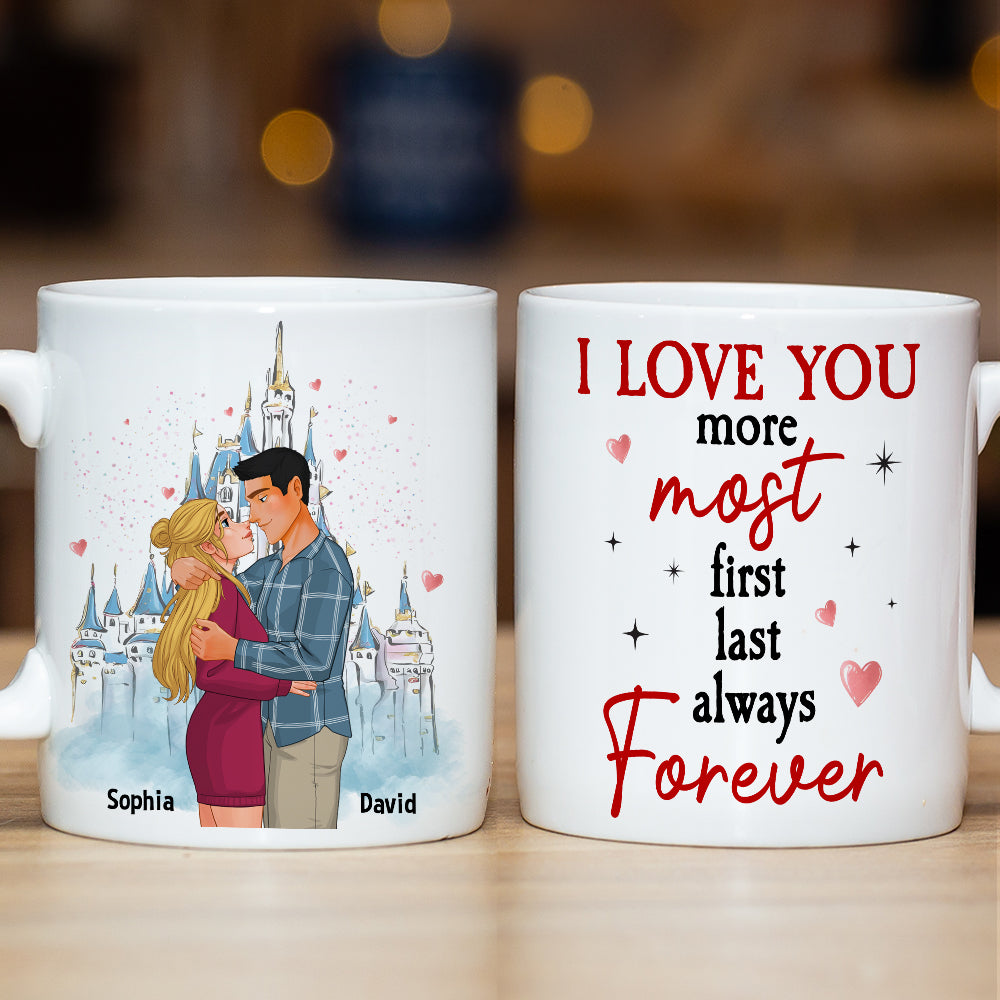 I love you more, I love you most cute couple mug SET, Anniversary gift –  The Artsy Spot