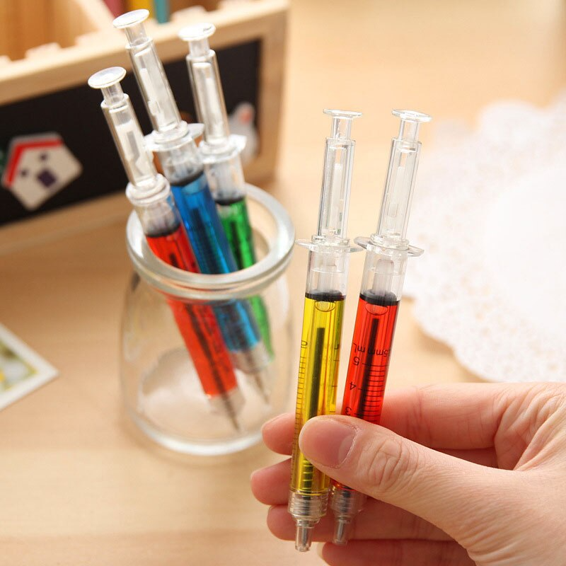 5PCS/LOT PLASTIC SYRINGE Pens Gifts For Teachers Funny Nurse Pen School  Supp ZD $5.25 - PicClick AU