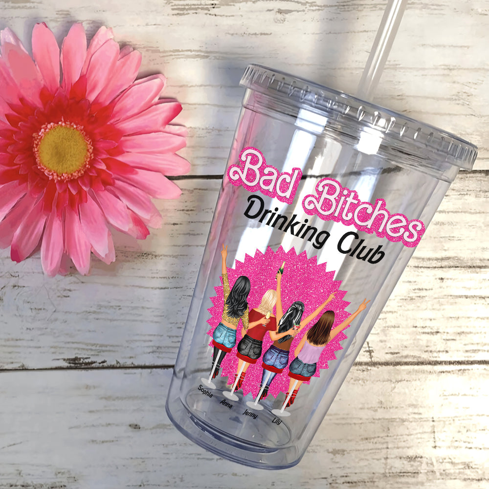 Best Travel Girls, Personalized 16oz Acrylic Tumbler, Gifts For