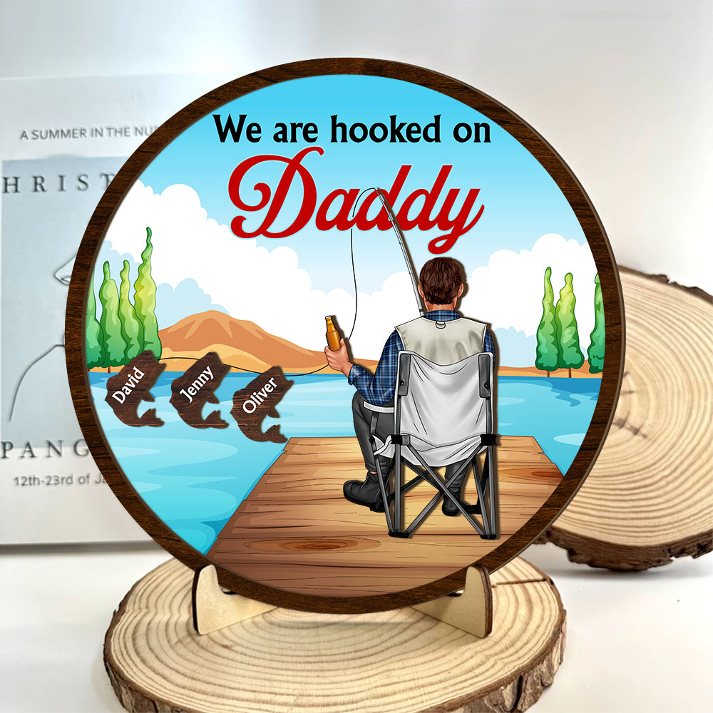 Personalized Gifts For Dad Wood Sign The Right Course - GoDuckee