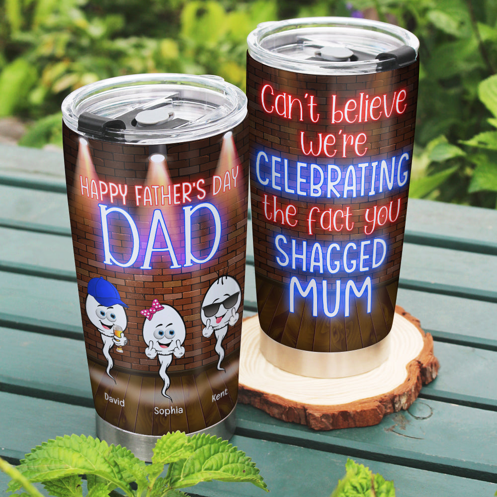 World's Best Dad, Personalized Beer, Dad 4 In 1 Can Cooler Tumbler Gif -  GoDuckee