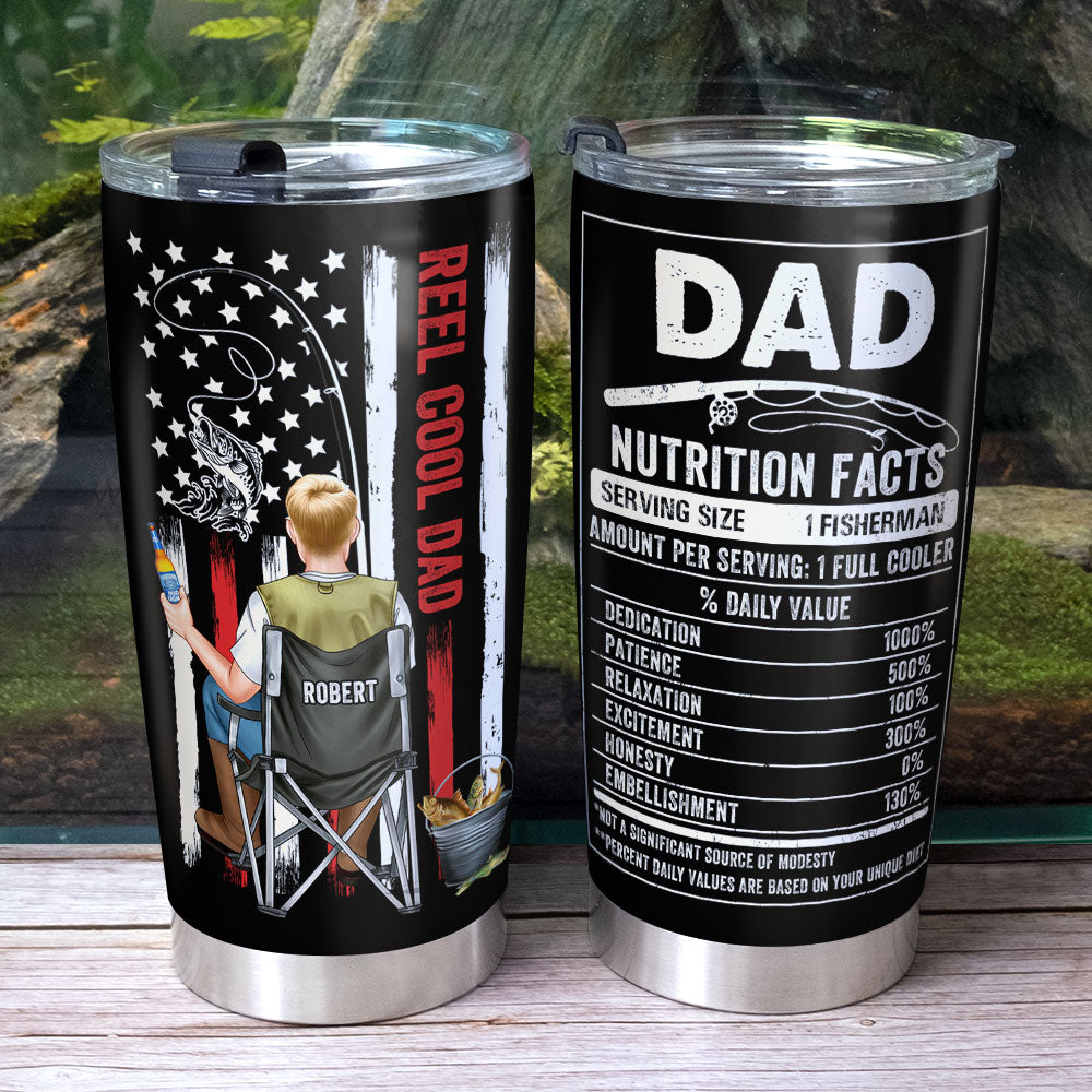 World's Best Dad, Personalized Beer, Dad 4 In 1 Can Cooler Tumbler Gif -  GoDuckee