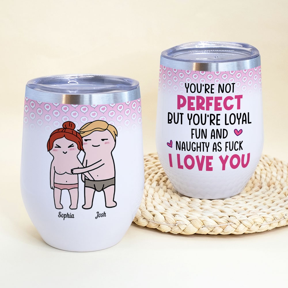 I Love Every Bone In Your Body - Personalized Couple Tumbler