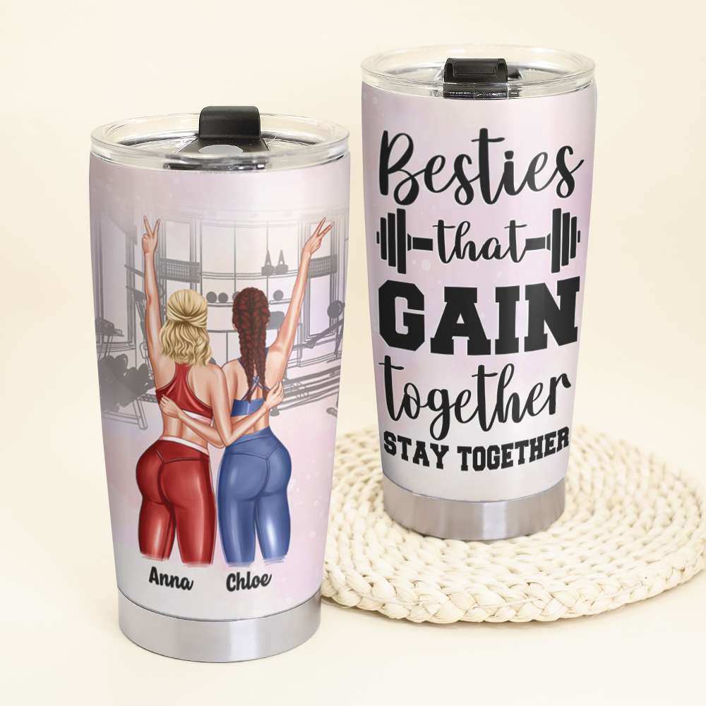 Gym Princess - Personalized Tumbler Cup - Gift For Fitness Lovers