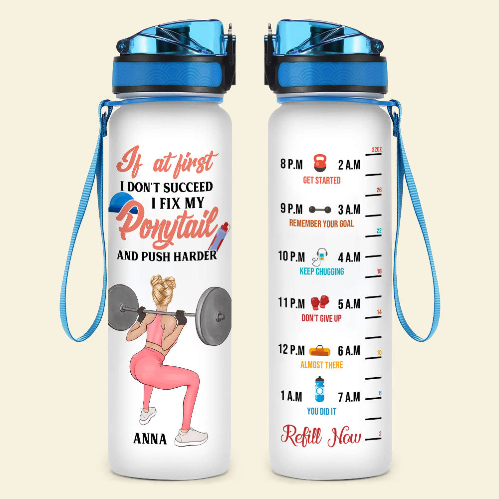 Personalized Water Tracker Bottle - Nurse's Day, Birthday Gift For Nurse -  Nurse Life Leopard ARND018