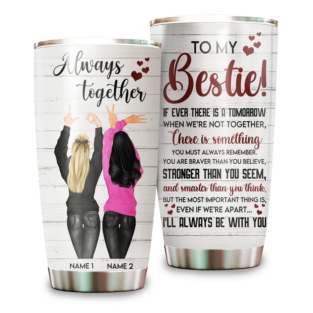 Glass tumbler - Thank you for being my emotional support coworker - Bestie  Personalized Custom Glass tumbler - Gift For Best Friends, BFF, Sisters