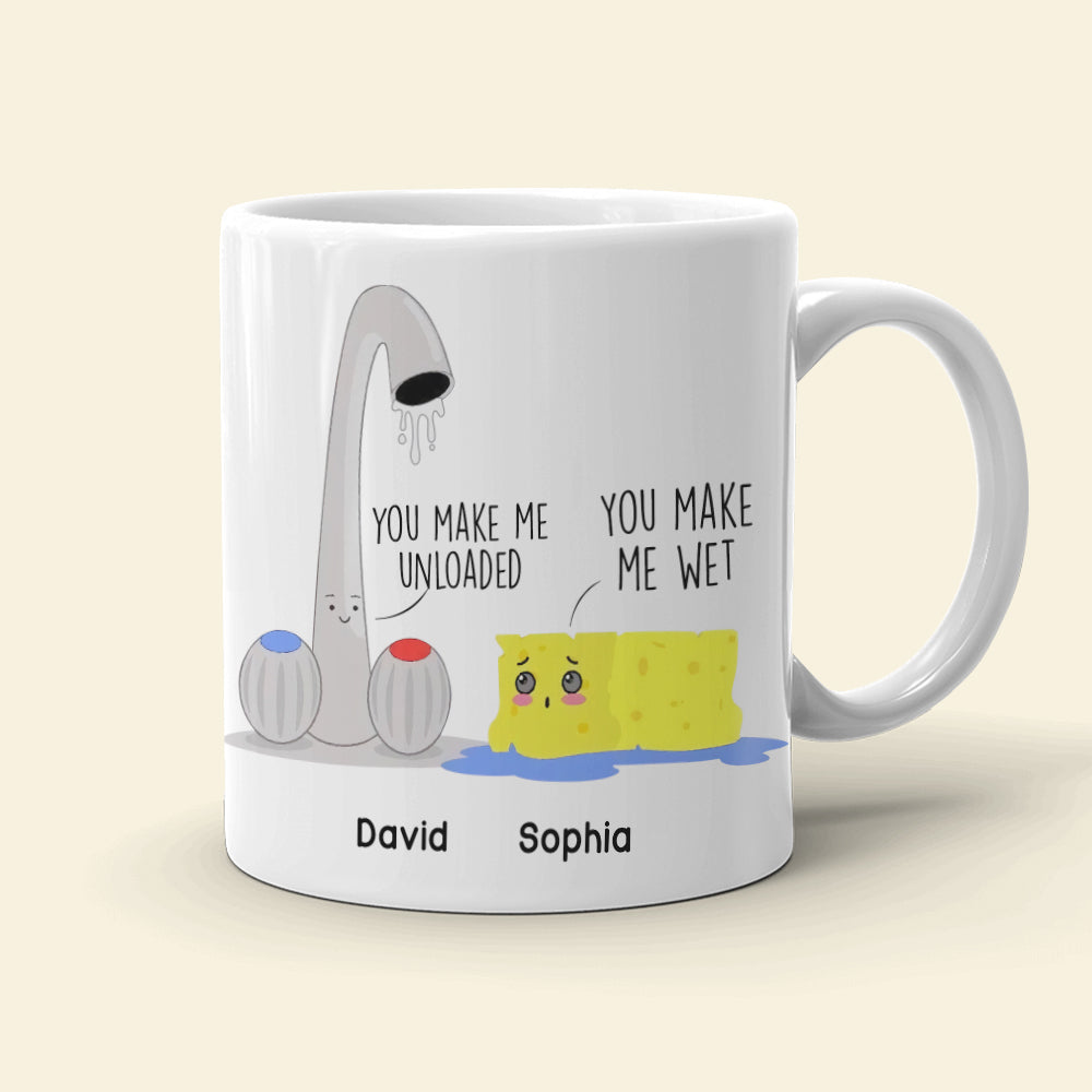 I Promise To Always Make Your Panties Wet, Personalized Mug