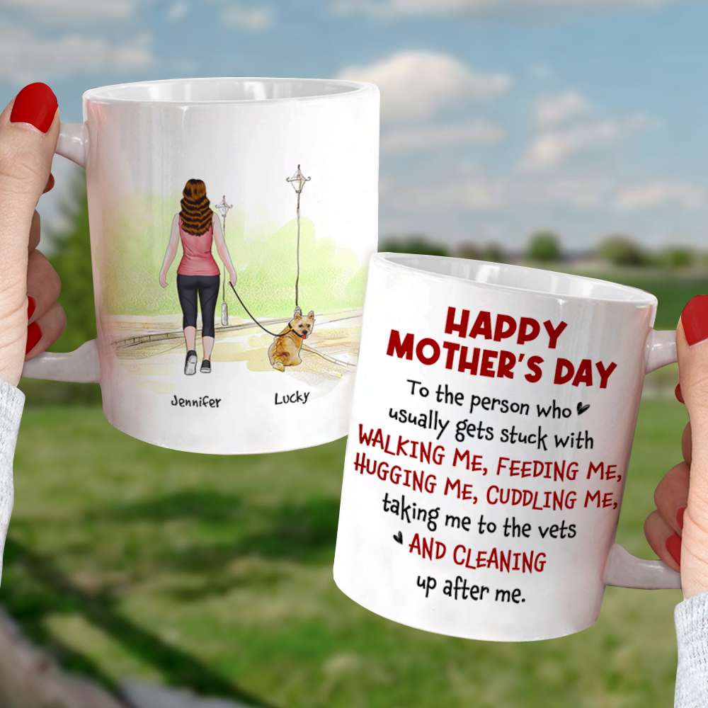 Your Gift Is Waiting To Be Picked Up, Personalized Mug, Gift For Dog M -  GoDuckee