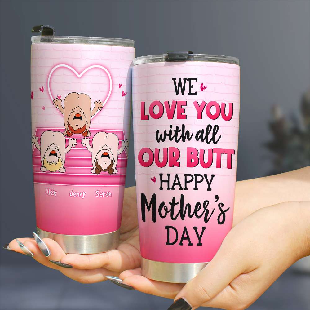 Happy 1st Mother's Day You Are Doing A Great Job Giraffe Tumbler