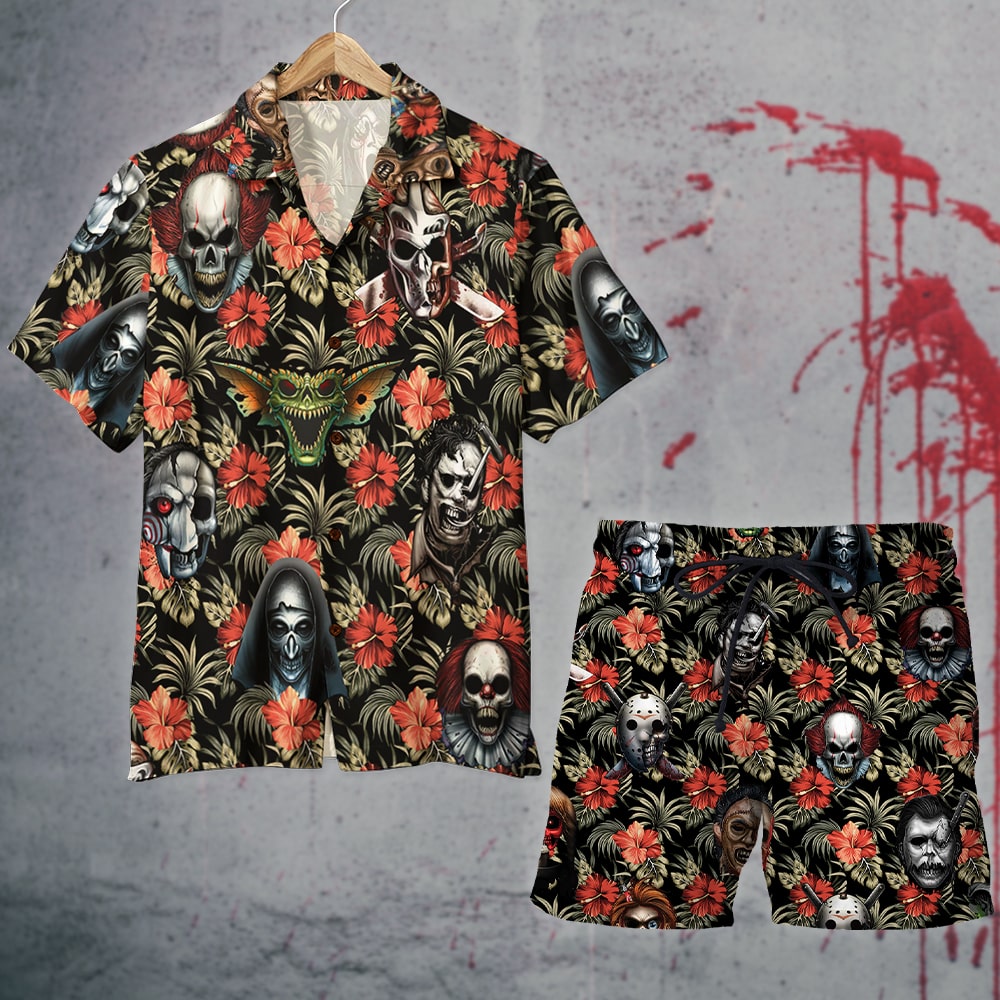 HOT Horror Movie Film Halloween Tropical Shirt, Shorts2