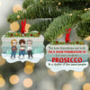 Best Friendships Foundation Is Prosecco - Personalized Friends Benelux Ornament - Christmas Gift for Best Friend