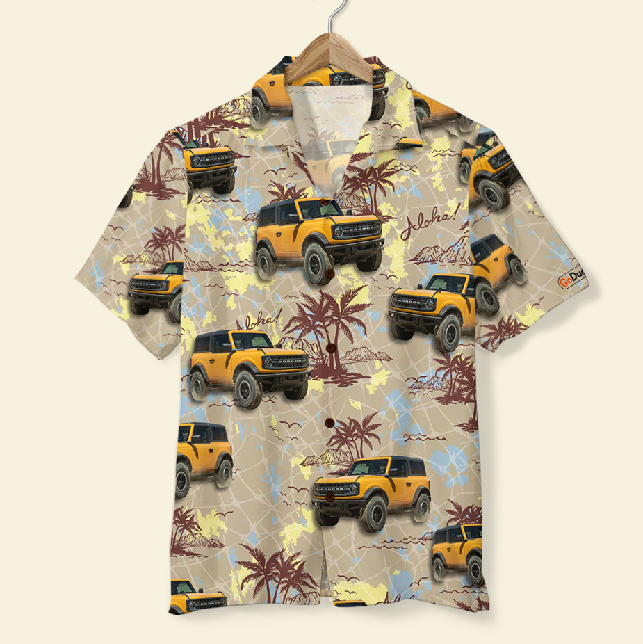 HOT Ford Bronco palm tree Hawaii Shirt, Shorts1