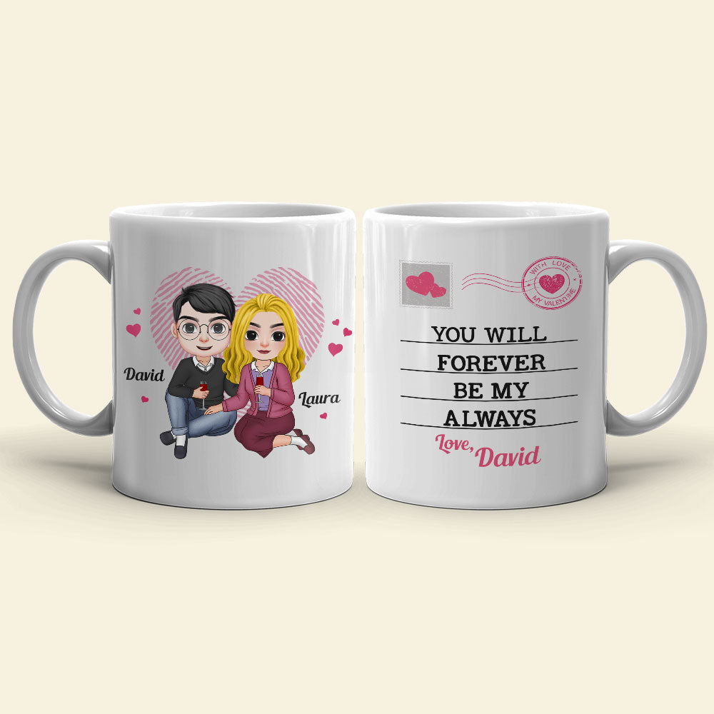 Couple Custom Mug Me Talking You Pretending To Listen Personalized Val -  PERSONAL84