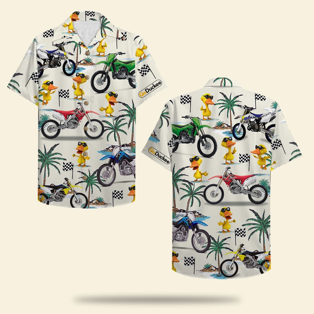 HOT Motocross and Swag Duck Hawaii Shirt1