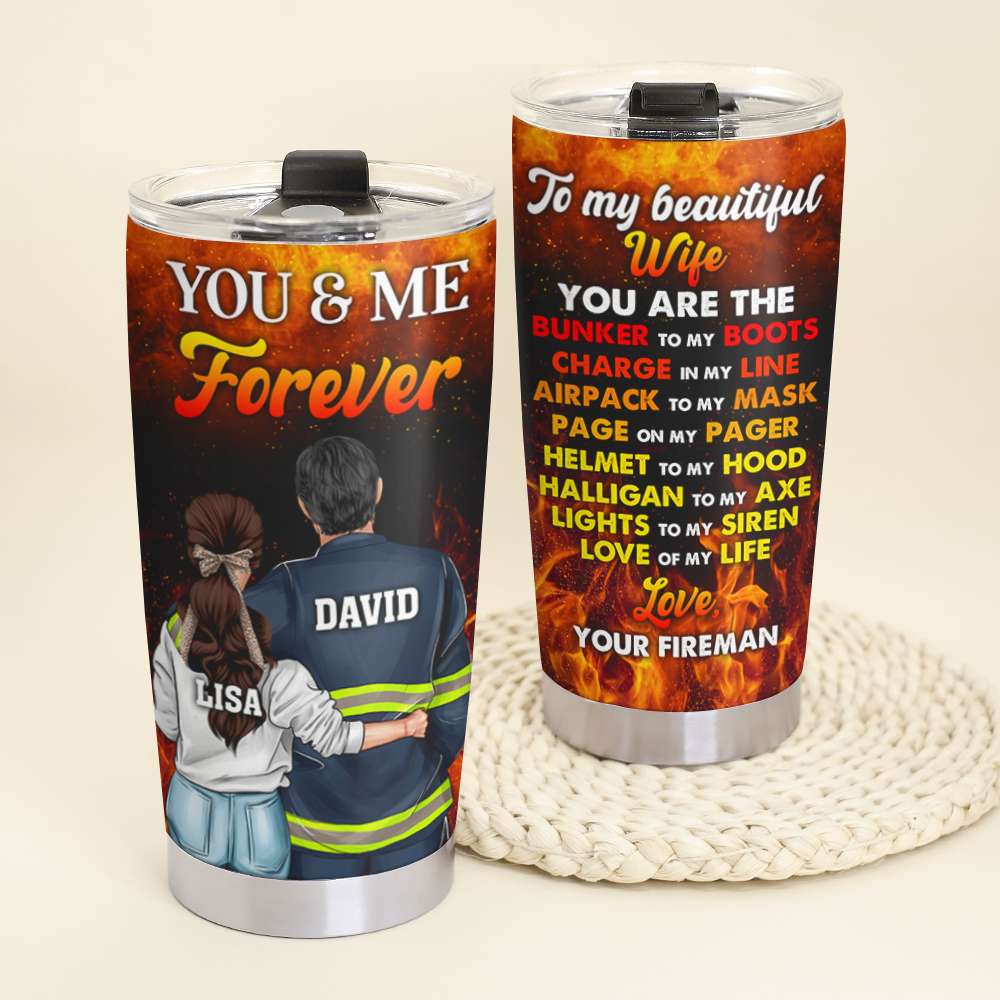 Firefighter Engraved Tumbler — Maddie & Co.