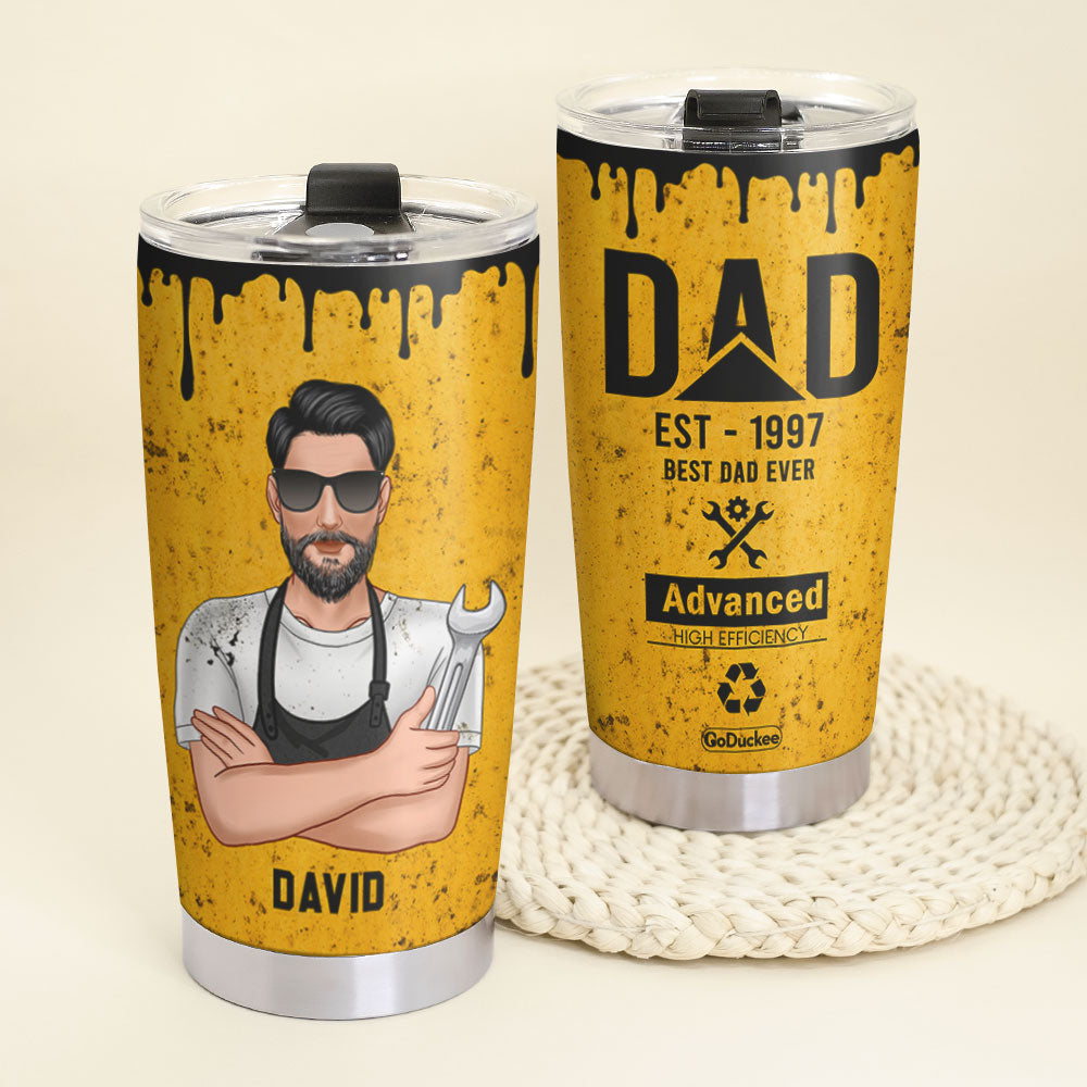 Best Dad Ever, Custom Fishing Dad Tumbler, Father's Day Gift, Gift