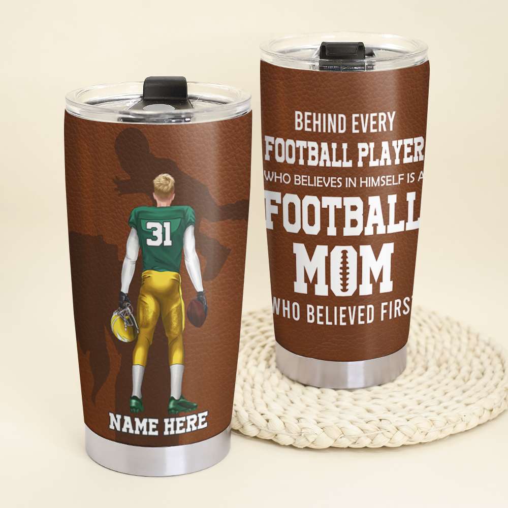 American Football Mom Tumbler 20oz Png Graphic by MiPaLow