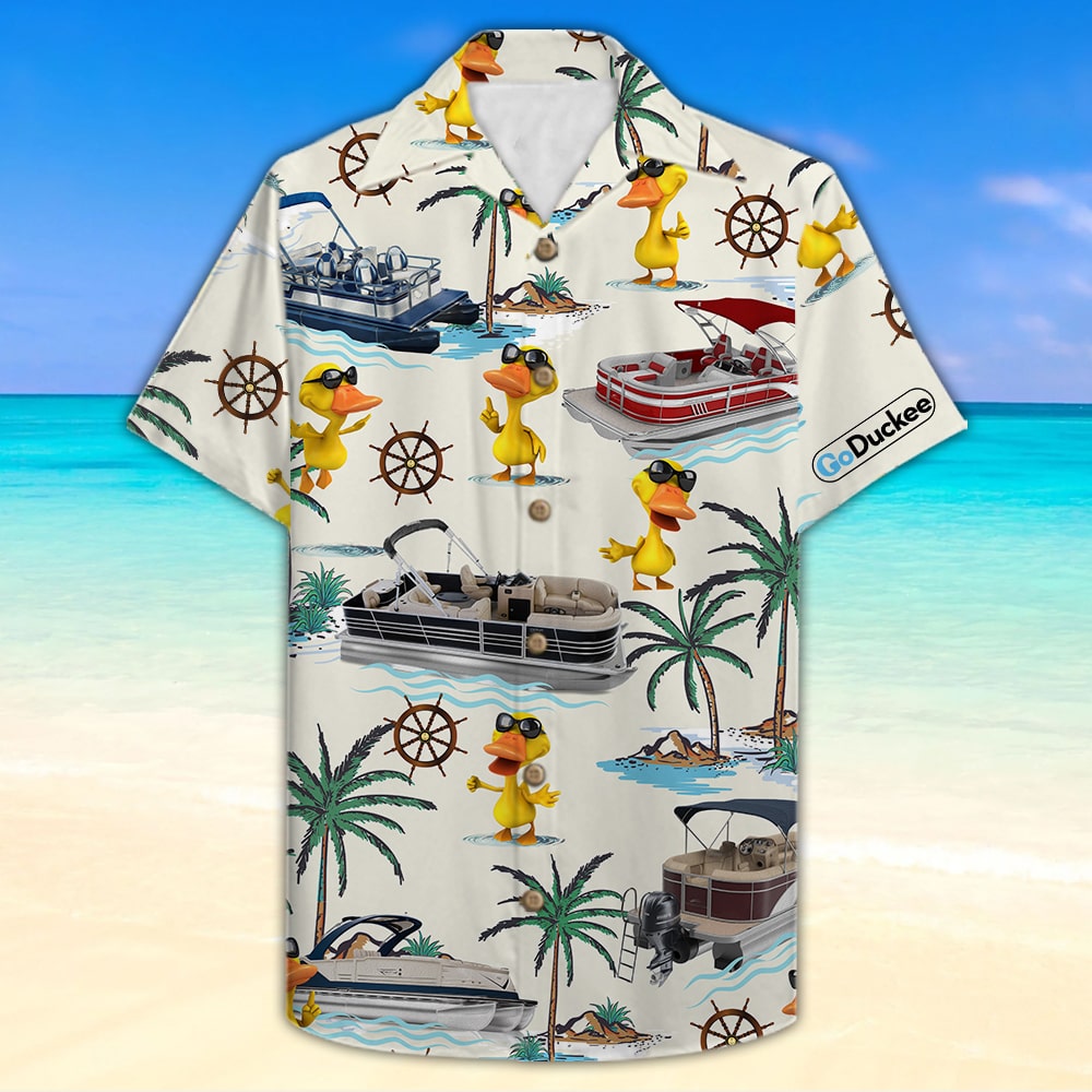 HOT Pontoon Duck Boat Hawaii Shirt2