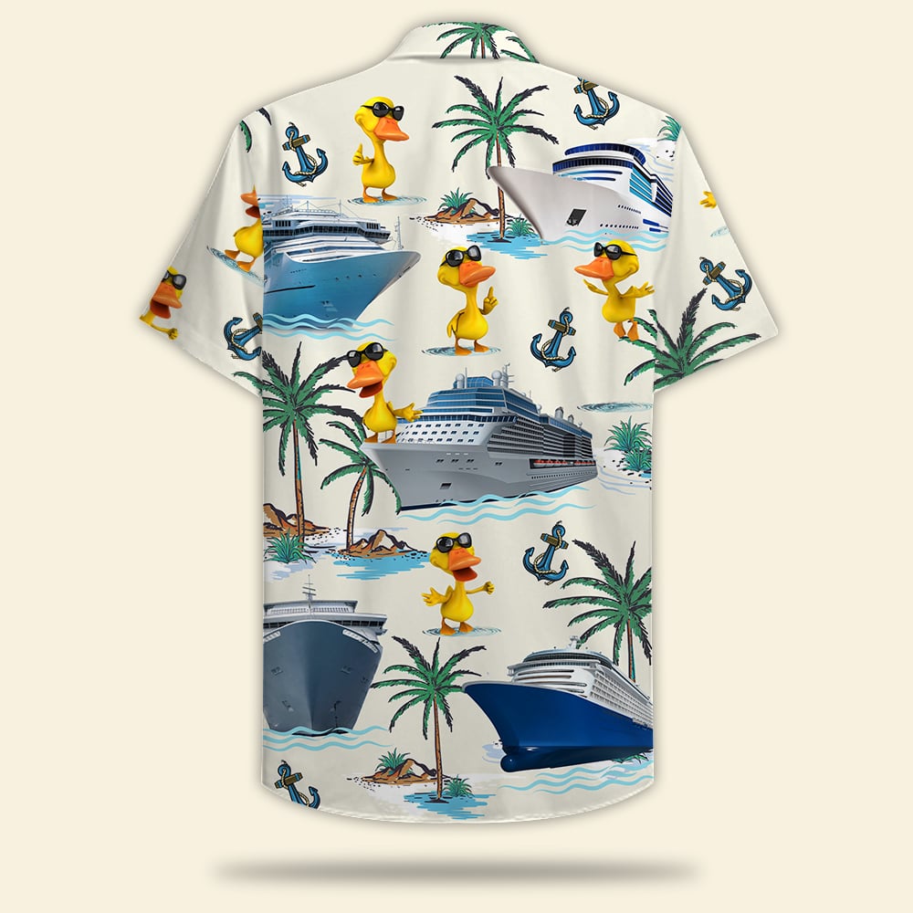 HOT Duck & Cruise Pattern Hawaii Shirt2