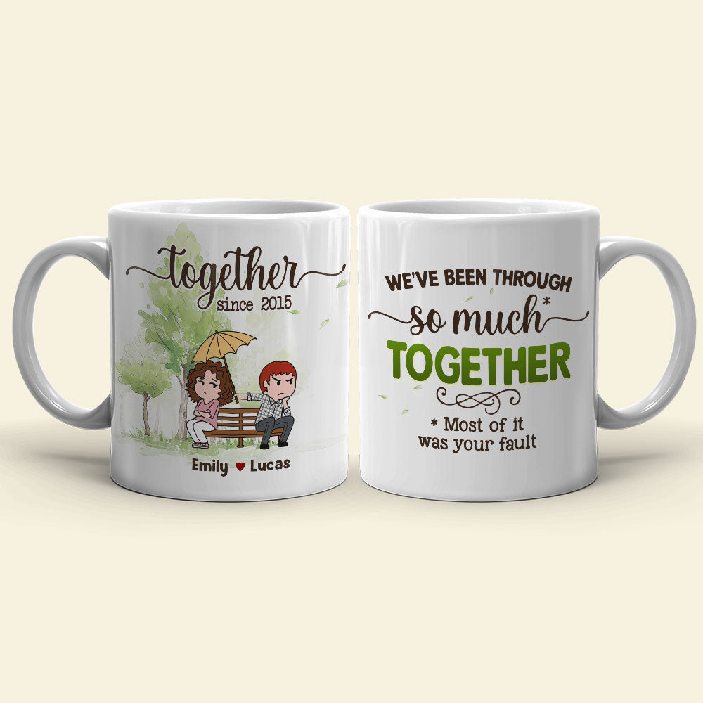 Miss You - Customizable Matching Coffee Mug Sets for Couples and Friends  (MC030) | 365 In Love