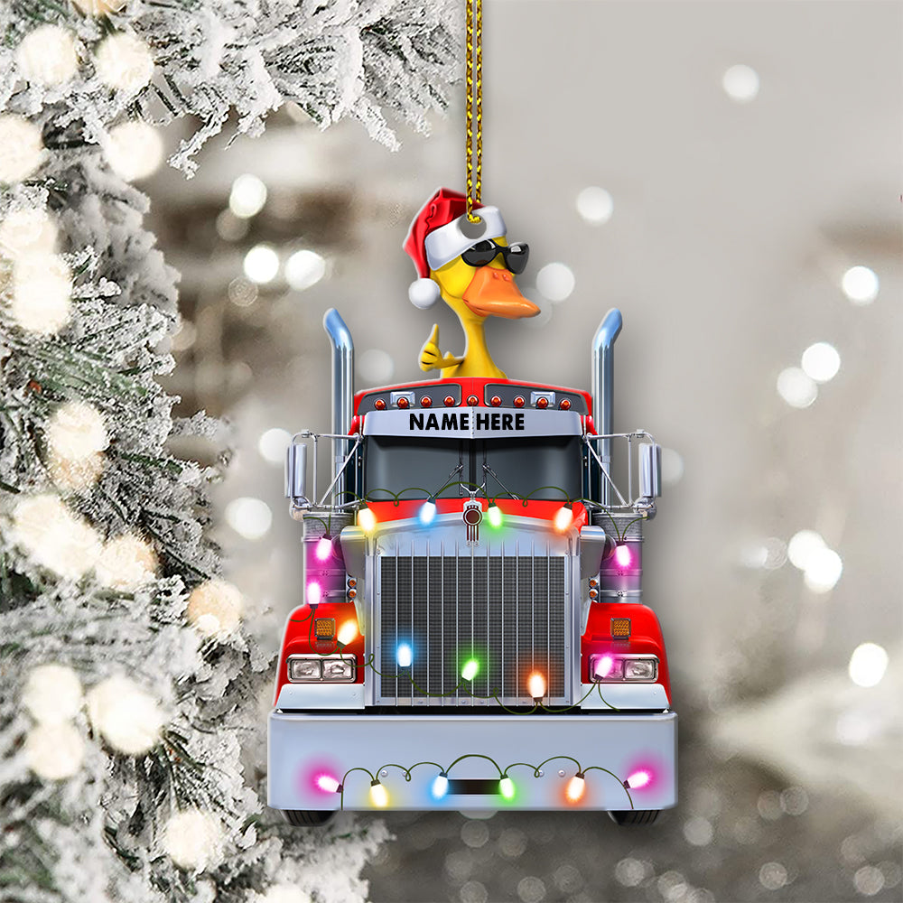 Jolette Designs Truck Driver Gifts - Trucker Accessories for Truck Driver -  Drive Safe We Love You Ornament Gift for Drivers - Truck Driver Gifts for