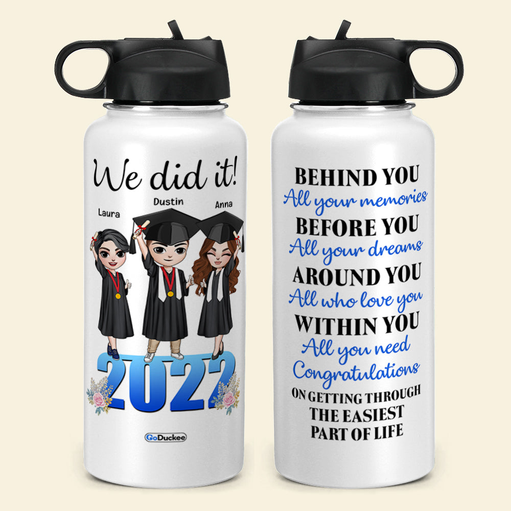 Personalized Girls Trip Water Bottle - We're Always Together We're