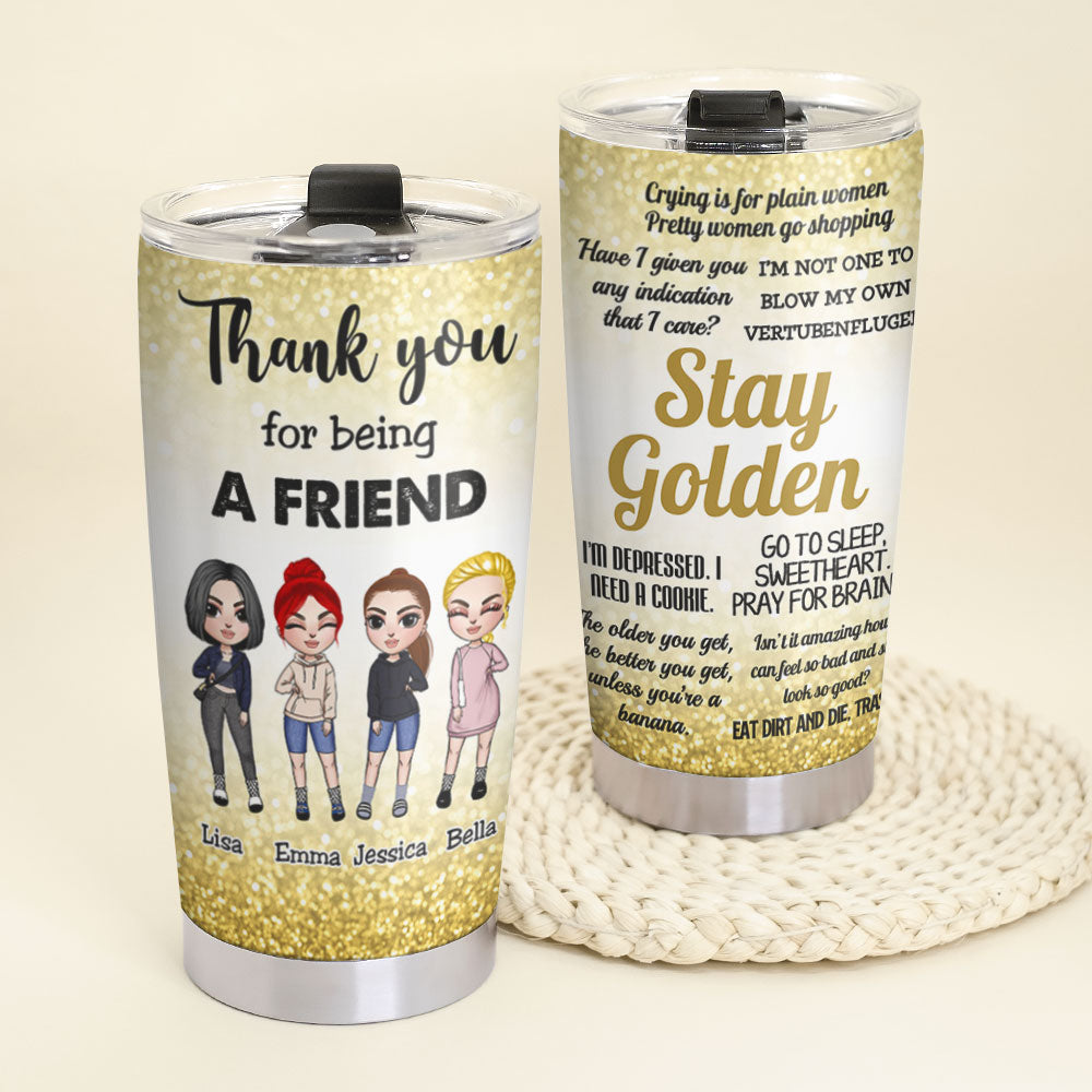 Golden Girls Tumbler  20oz Tumbler - LGH Designs Corp