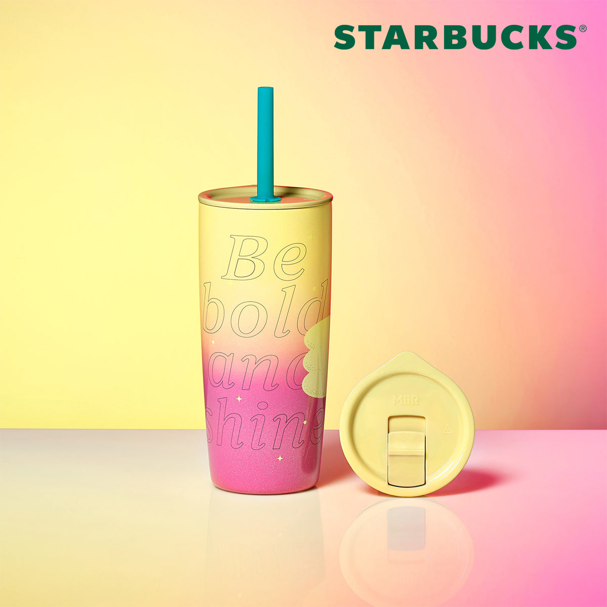 starbucks cup with straw