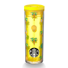 Load image into Gallery viewer, Block Party Collection: Plastic Palm Tree 12oz Tumbler

