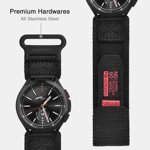 Nereides Samsung Galaxy All Sizes S4 Watch Black Band