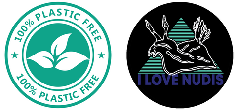 Plastic Free Shipping Logos