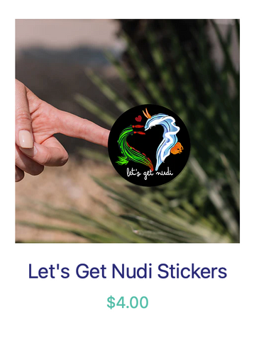 Let's Get Nudi Nudibranch Stickers