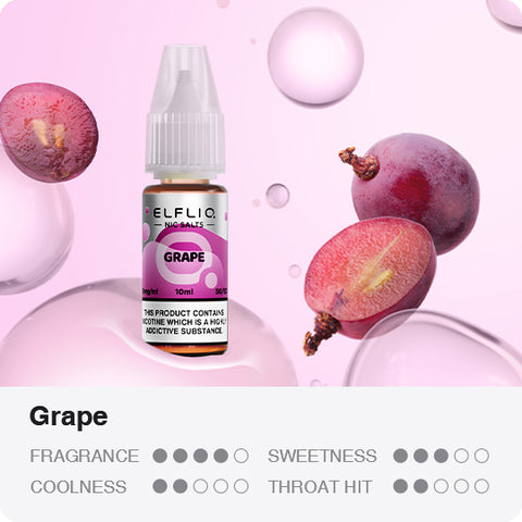 ELFLIQ - Grape 10ml E-Liquid
