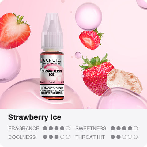 ELFLIQ - Strawberry Ice 10ml E-Liquid