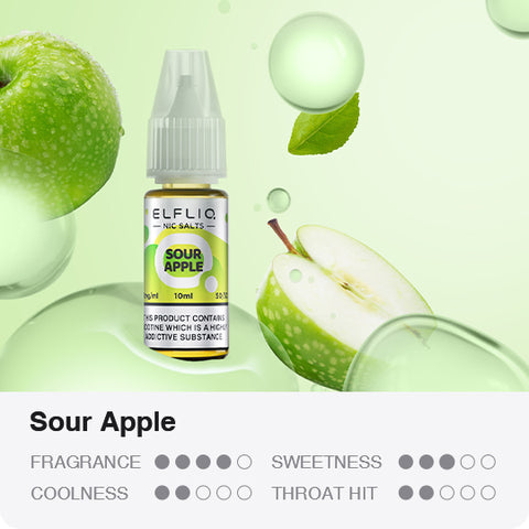 ELFLIQ - Sour Apple 10ml E-Liquid