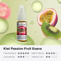 ELFLIQ -  Kiwi Passionfruit Guava 10ml E-Liquid