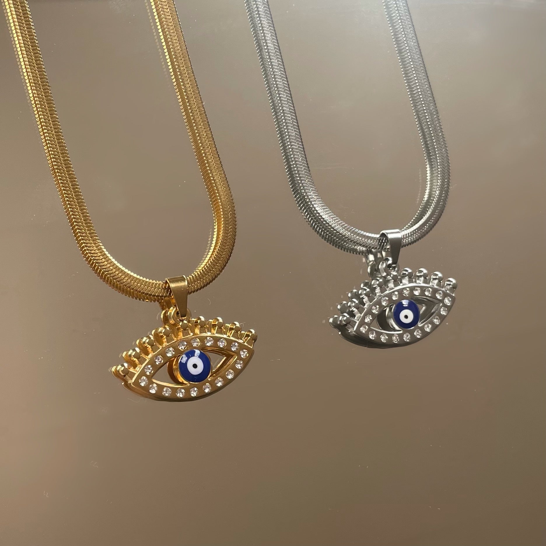 Evil Eye Orb (Gold & Silver)