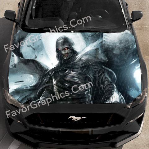 Marvel's Moon Knight hood decal