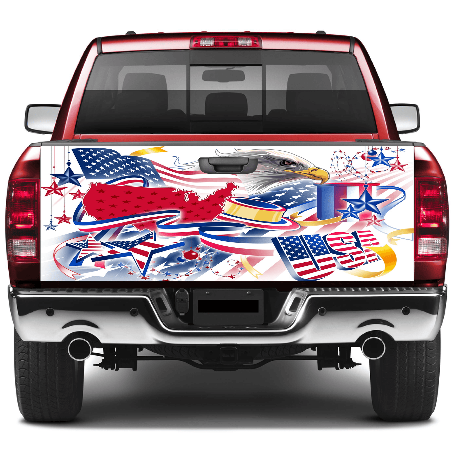 Tailgate Wraps For Trucks Wrap Vinyl Car Decals America's Independence ...