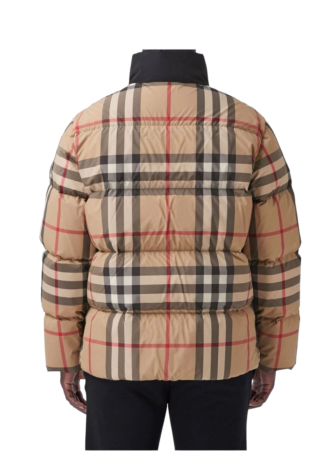 BURBERRY KILHAM CHECK NYLON PUFFER JACKET - ARCHIVE BEIGE – SGN CLOTHING