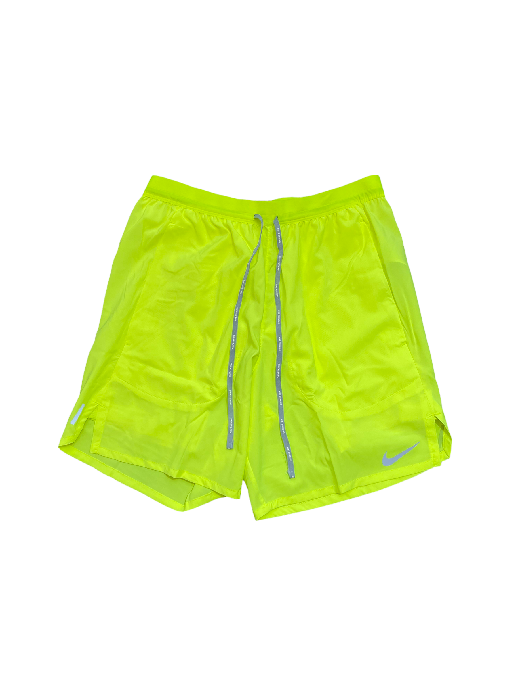 nike flex stride shorts volt