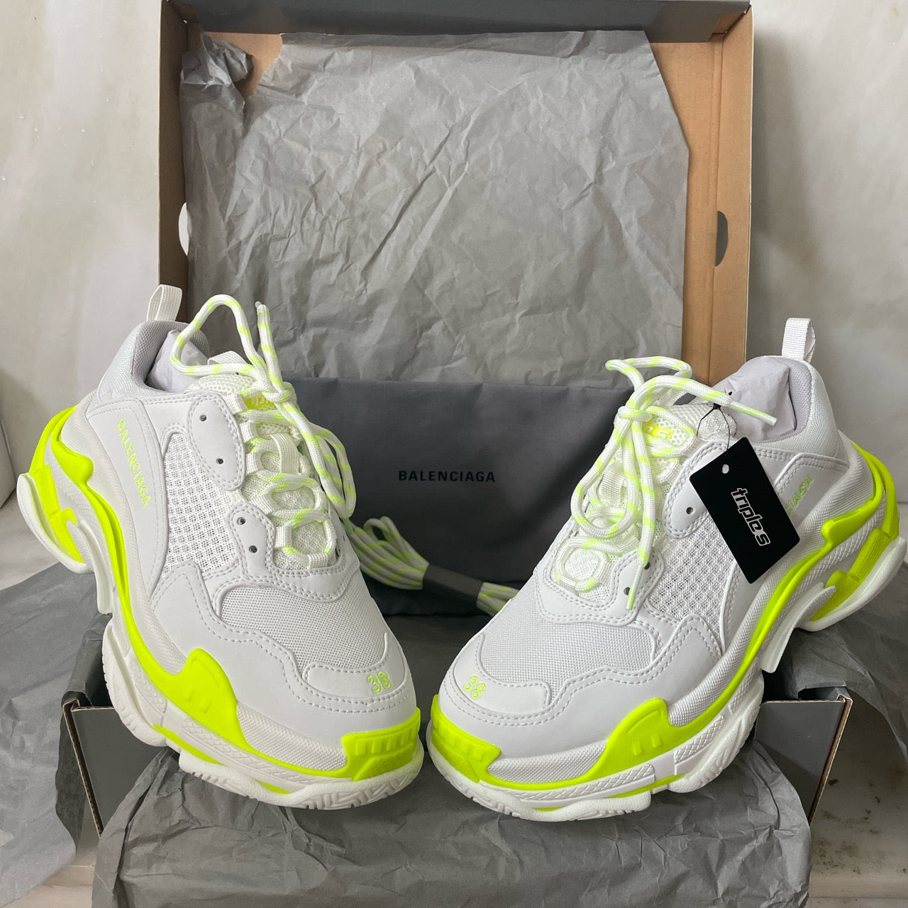 Womens Triple S Sneaker in Whiteblue  Balenciaga US