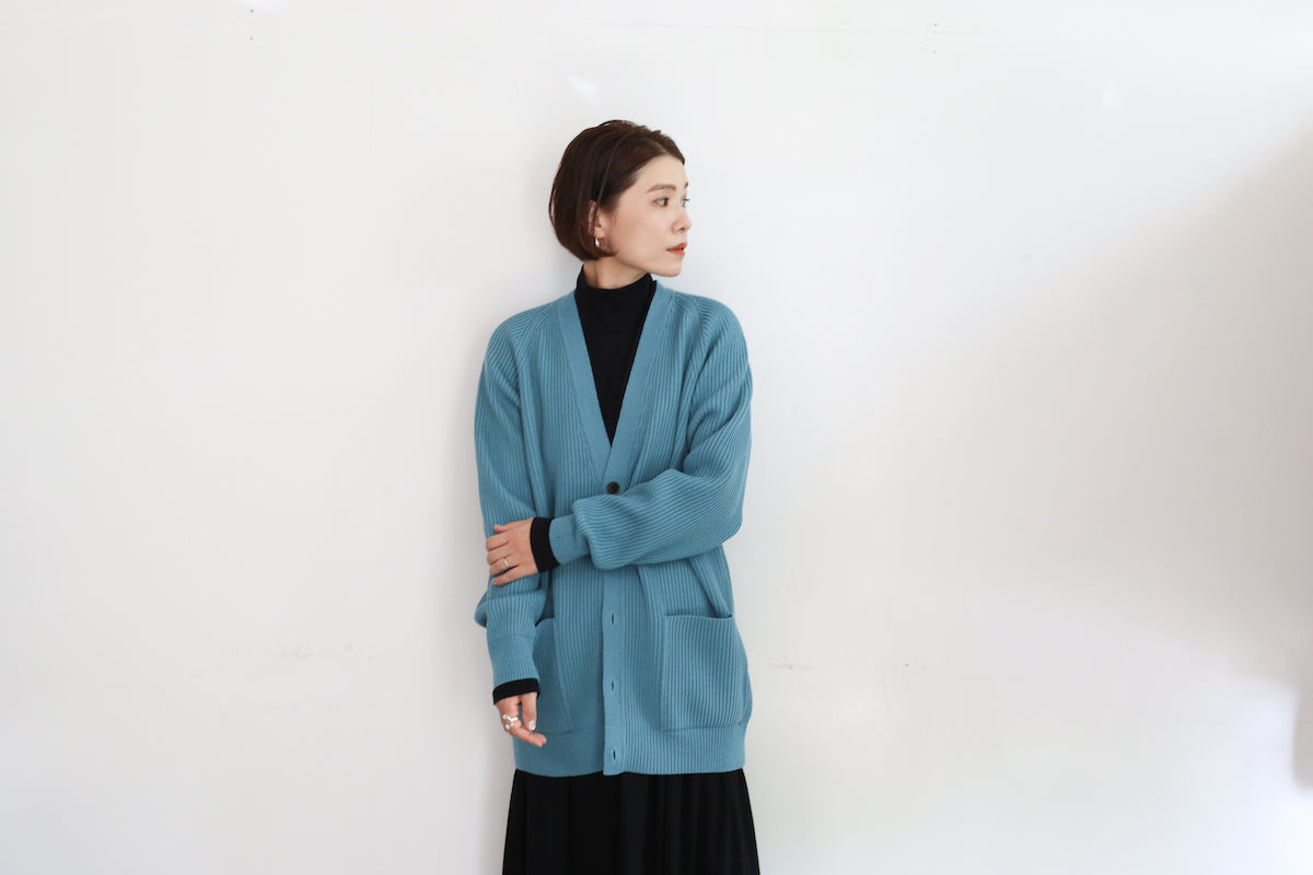 最大91％オフ！ AURALEE SUPERFINEWOOL RIBKNIT CARDIGAN tdh