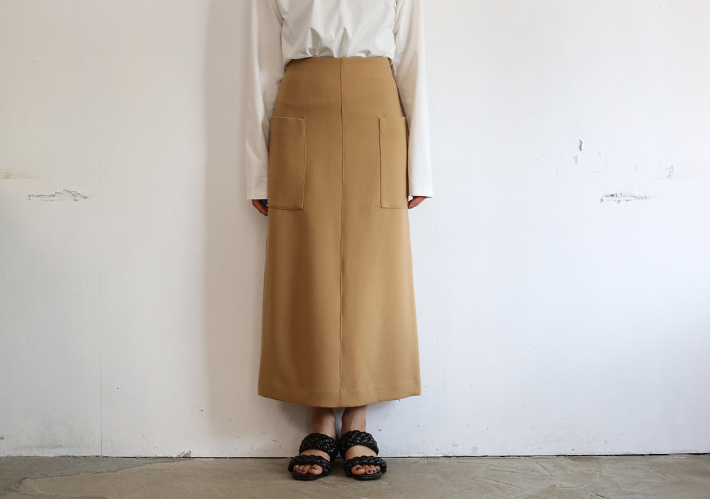 ブランドショッパー付き TENSE 通販 AURALEE WOOL SKIRT TENSE WOOL