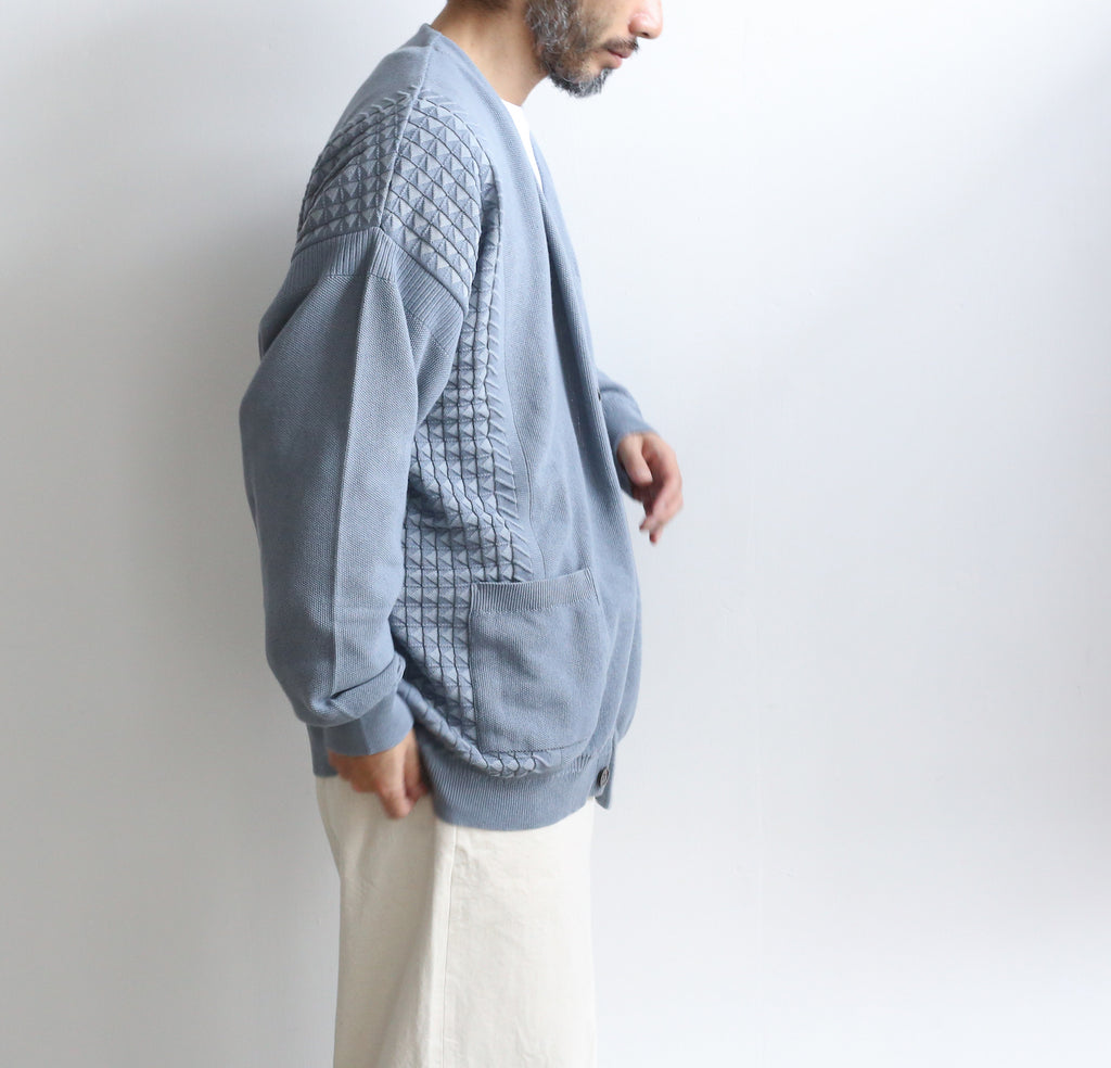 YASHIKI Unabara Cardigan PALE BLUE