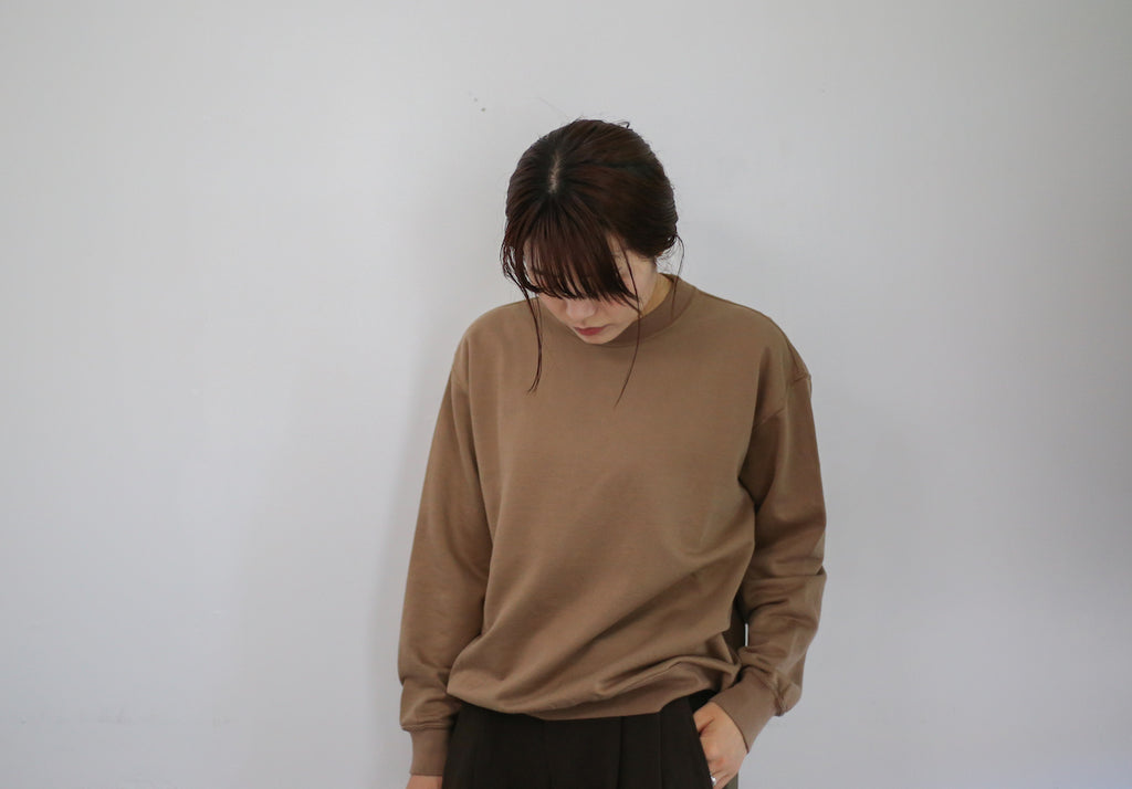 AURALEE ELASTIC HIGH GAUGE SWEAT P/O 